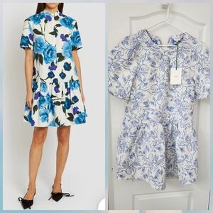 NWT Voy shift blue print flower dress